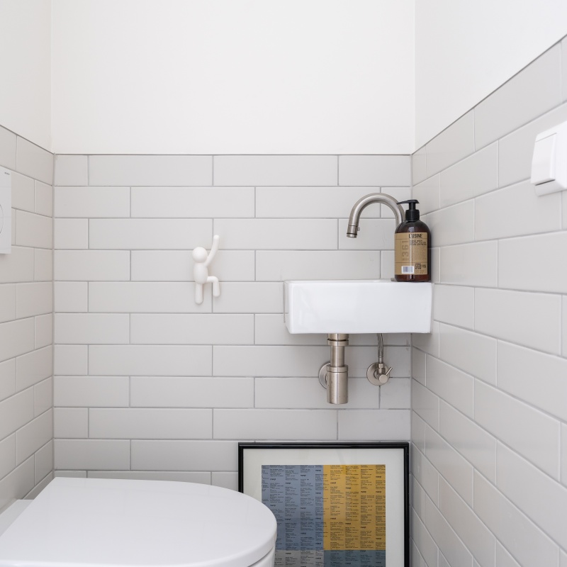 Tegelwerk in toilet