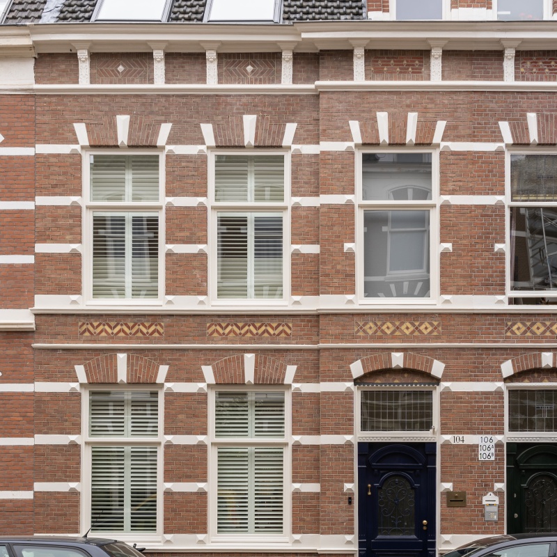 Gevelrenovatie herenhuis Den Haag